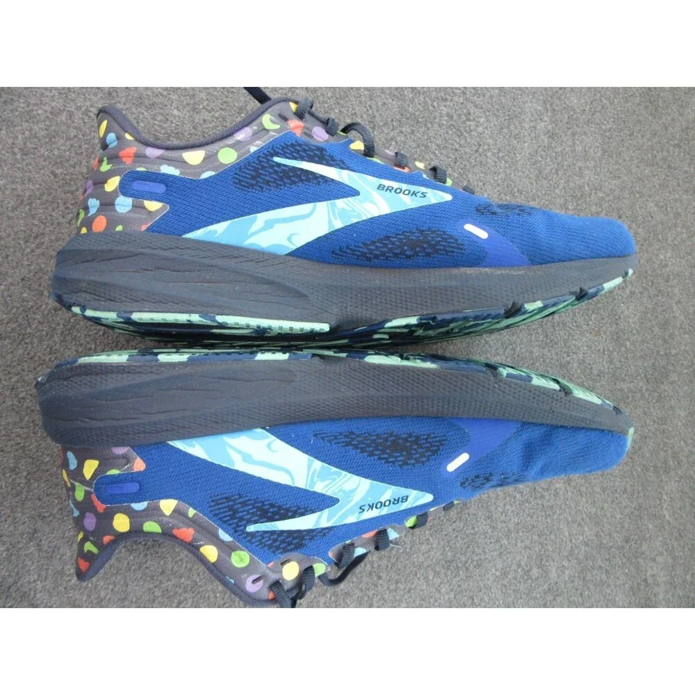 Brooks Launch 9 Men's Size 11.5 Blue Bowl O Brooks Running Shoes - No Insoles
